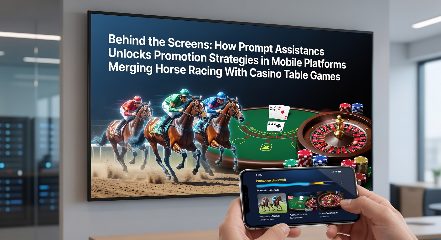 Mobile platform interface showing integrated horse racing odds alongside casino table game options on a smartphone screen