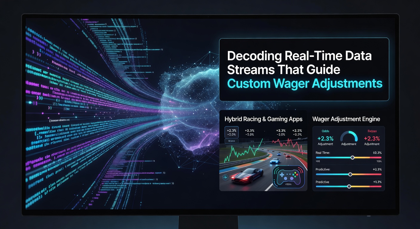 Real-time data visualization dashboard showing live odds adjustments in hybrid racing and gaming apps