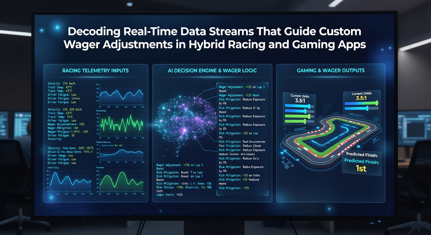 Illustration of data flow between horse racing sensors and casino game servers in hybrid betting platforms