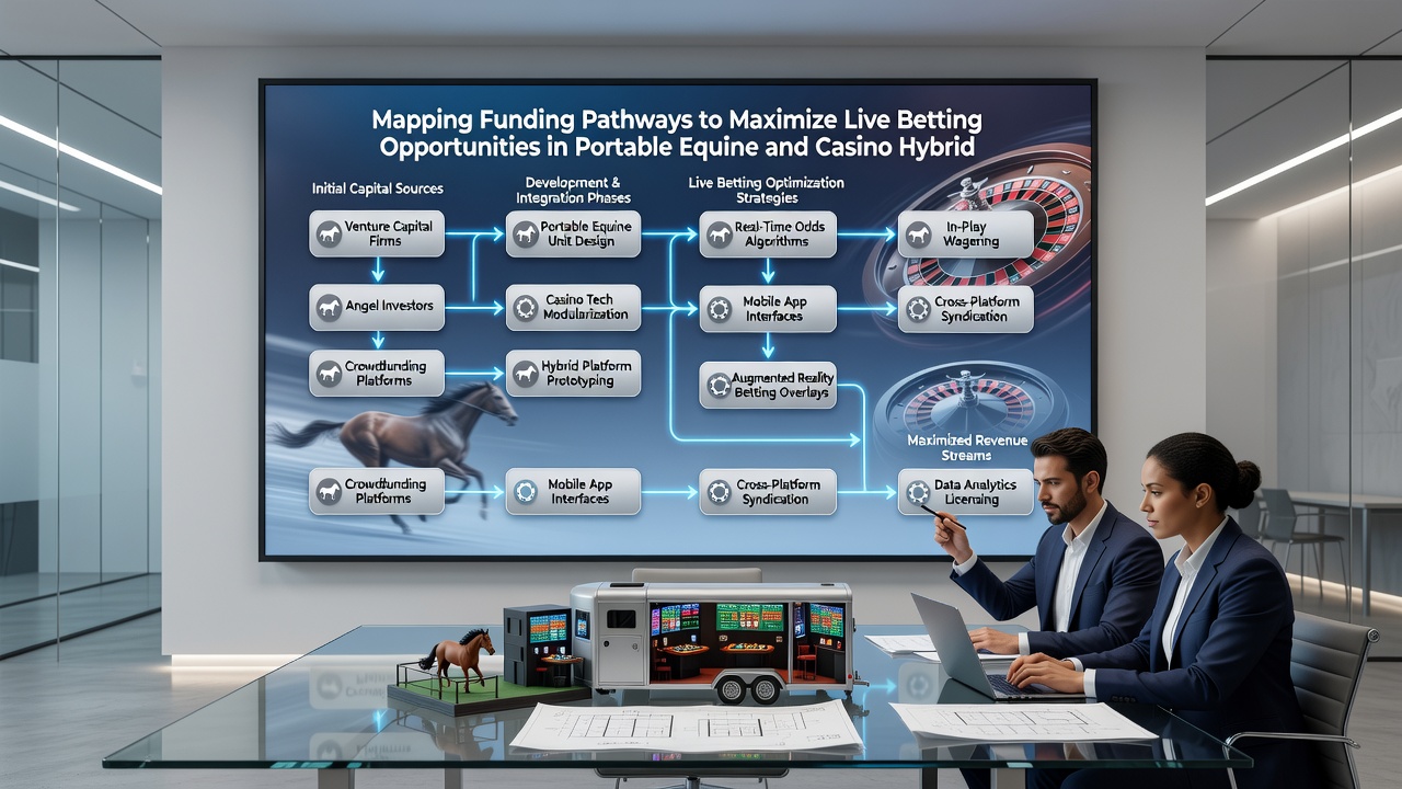 Smartphone screen displaying live horse racing odds next to casino table game interface with deposit confirmation