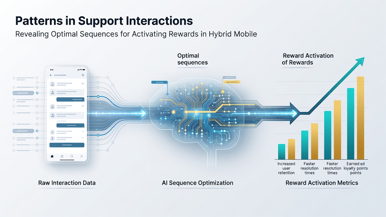 Flowchart of optimal support sequences for reward activation in mobile racing and table game platforms